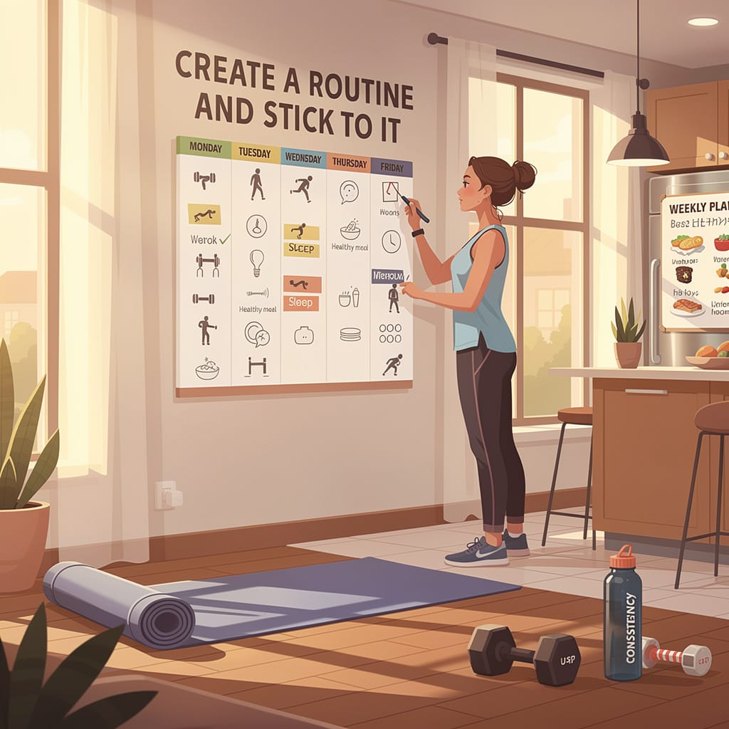 Create a Routine and Stick to It